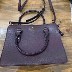 Plum Kate Spade Leather Crossbody